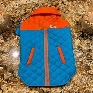 Kong Quilted LED Blue & Orange Puppy Coat 🐶